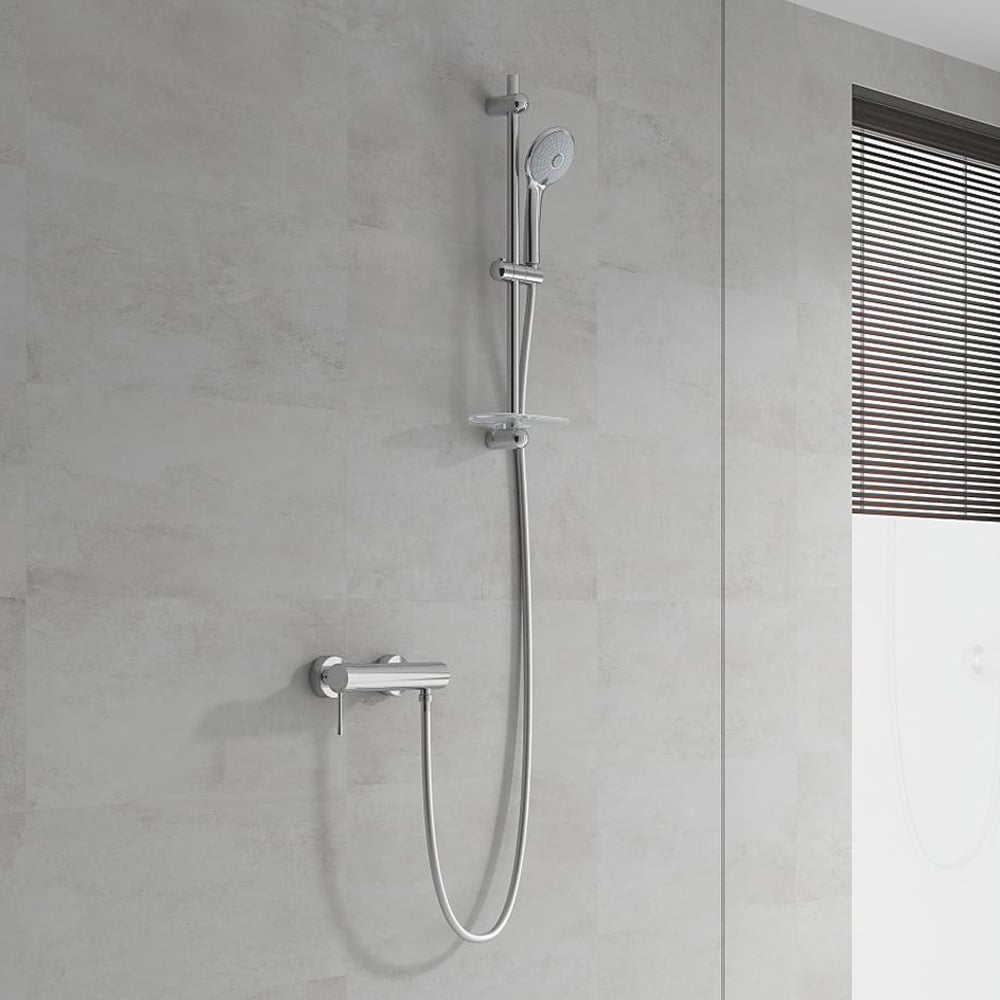 Grohe Euphoria - Ensemble De Douche - Pommeau De Douche Massage 110 Barre Et Flexible De Douche 3 Jets Warm Sunset 27226da1