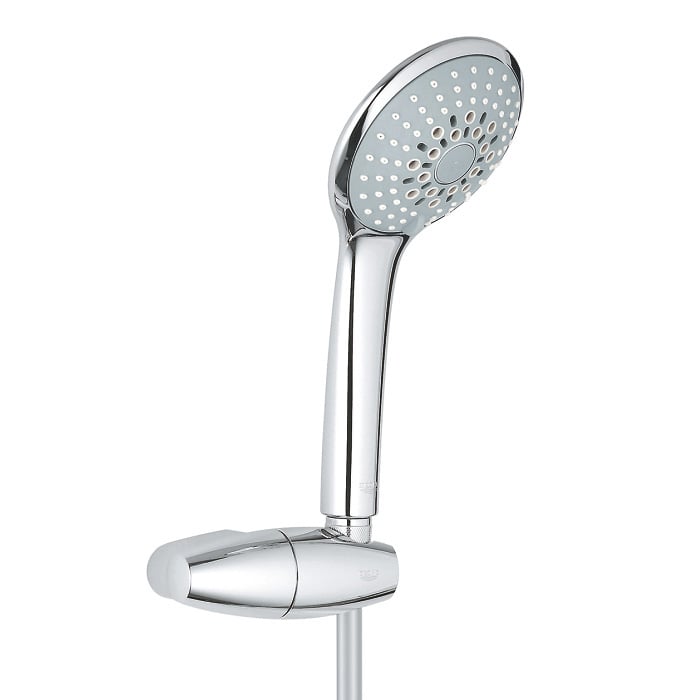 Grohe Euphoria 110 Champagne shower set, 3 spray modes chrome ...