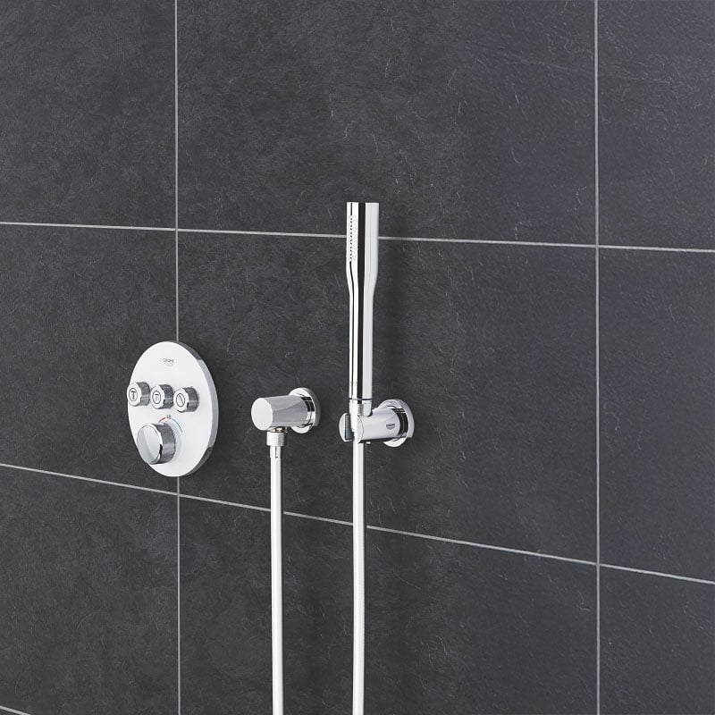 Grohe Cosmo Grohe Euphoria Cosmo hand shower, 1 spray mode with EcoJoy, chrome ...