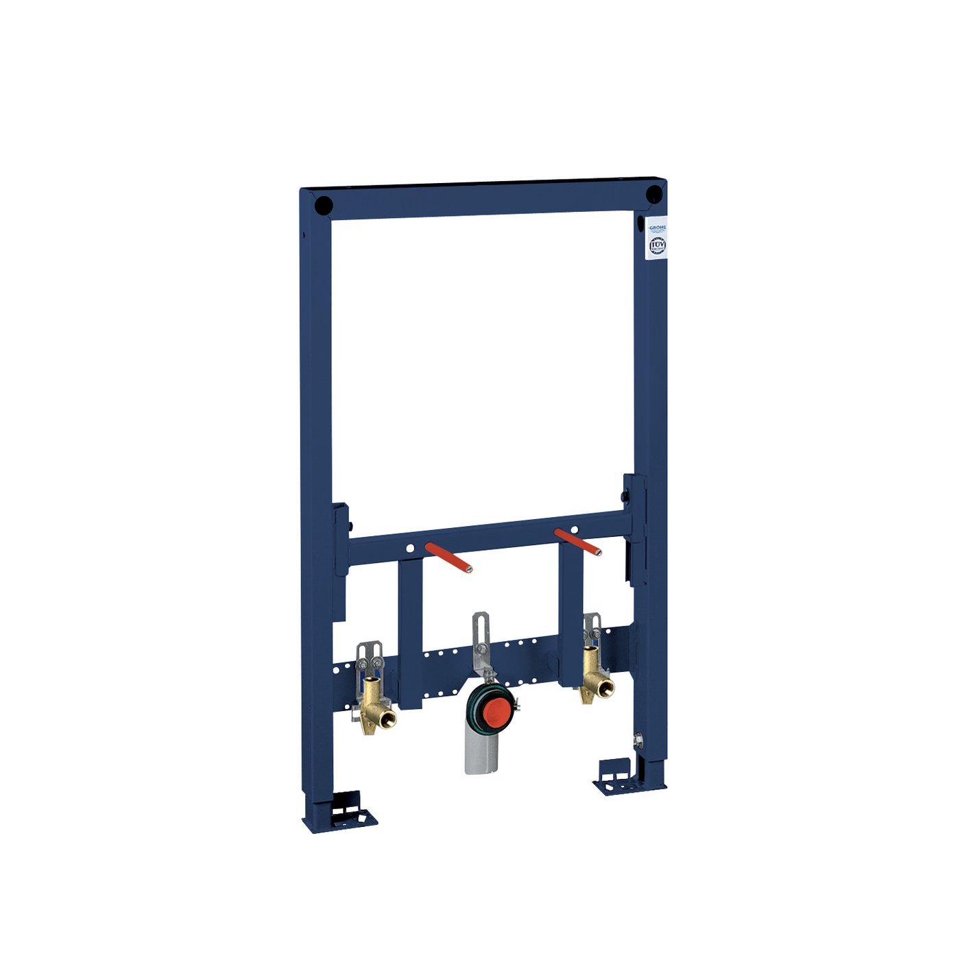Kit De Fixation Coudé Pour WC, Bidet Ou Lavabo Semi-piédestal - Vis En Acier Inoxydable, Avec Couvercles Pour Finition Propre