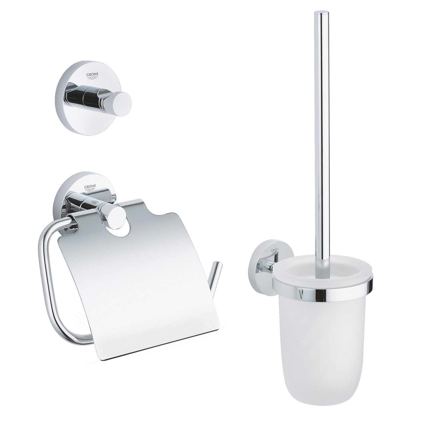Grohe Essentials Badaccessoire-Set chrom - 40407001 | REUTER