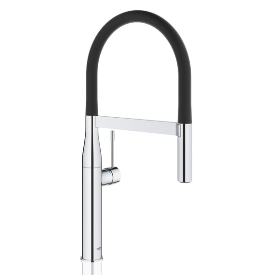 Grohe Essence Profi Einhand-Spültischarmatur chrom/schwarz matt - 30294000 | REUTER