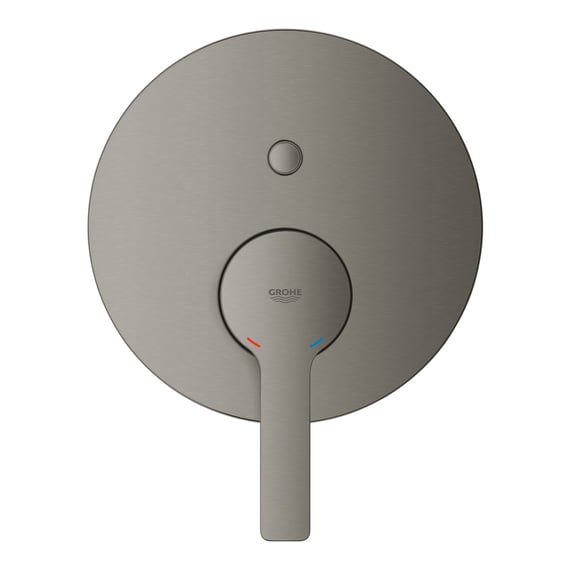Grohe Lineare single-lever mixer, for bath brushed hard graphite ...