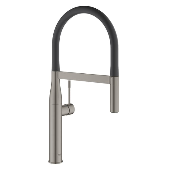 Grohe Essence Küchenarmatur, schwenkbar hard graphite gebürstet 
