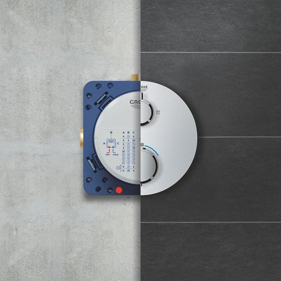 Mitigeurs bain-douche thermostatiques Brive - chromé