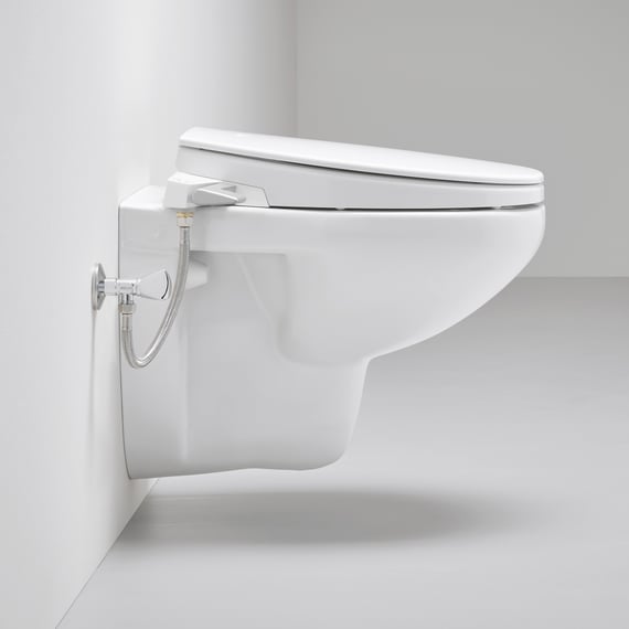 Grohe Bau Keramik Dusch-WC-Aufsatz 3-in-1 Set, mit WC-Sitz