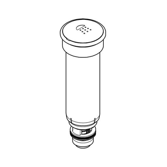 Grohe diverter knob 46485 for bath inlet, three-hole bath assembly ...