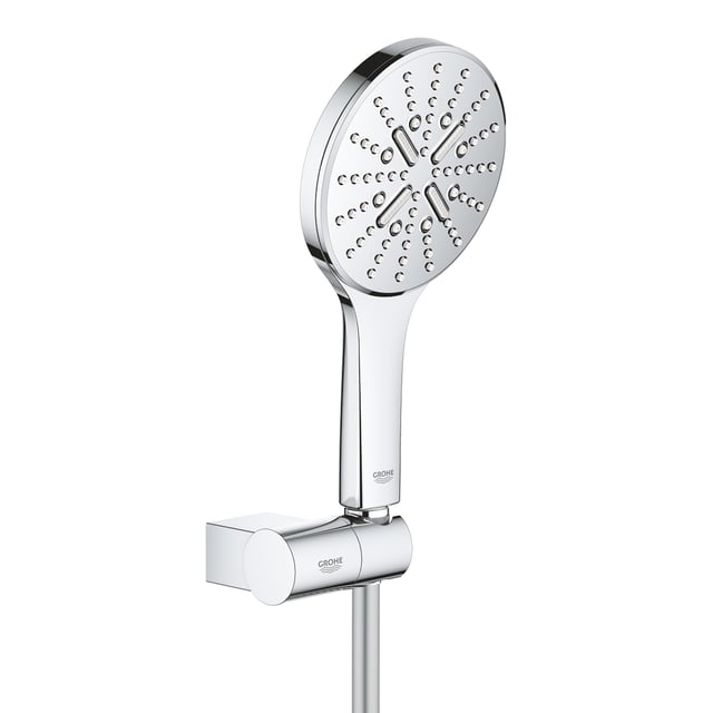 GROHE Rainshower SmartActive Brausestange – 900 Mm, Supersteel, Mit Halterung & Ablage