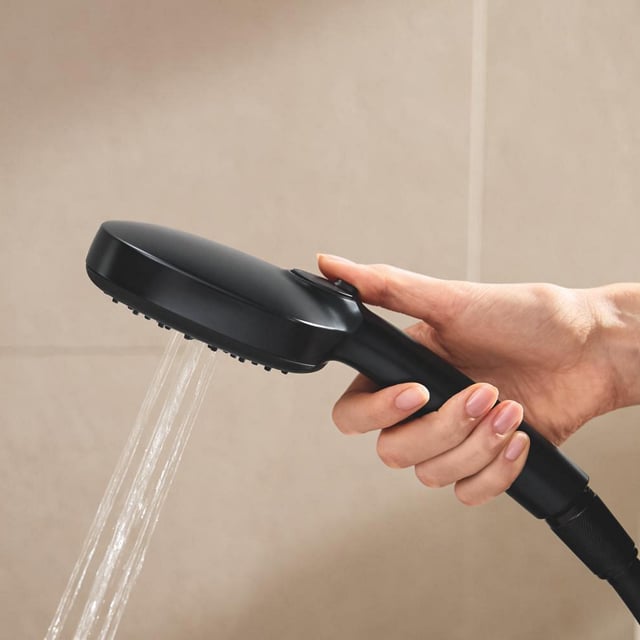 Grohe Vitalio Comfort exposed shower system with thermostat with