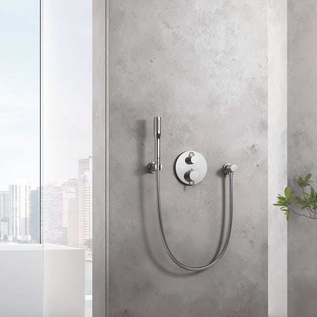 Grohe Cosmo Grohe Euphoria Cosmo hand shower, 1 spray mode with EcoJoy, chrome ...