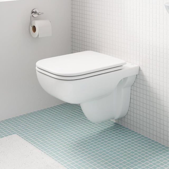 Grohe Start Edge Ceramic wall-mounted toilet with toilet seat with ...