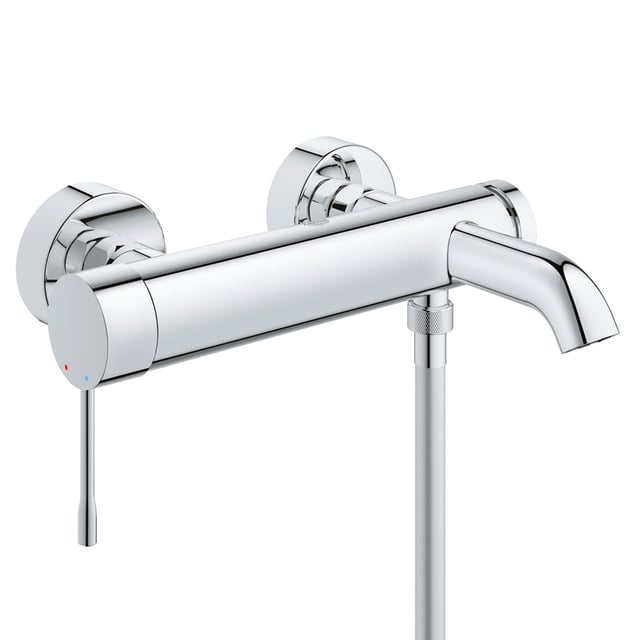 Grohe Essence Waschtischarmatur – Einhebelmischer, Gebürstetes Nickel, SilkMove