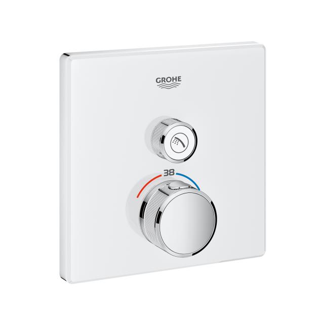 Grohe Grohtherm SmartControl Thermostat mit Absperrventil moon white/chrom