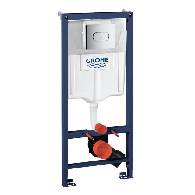 Grohe Solido Set 3 in 1 Montageelement für WC, H: 113 cm, mit Arena Cosmopolitan Betätigungsplatte