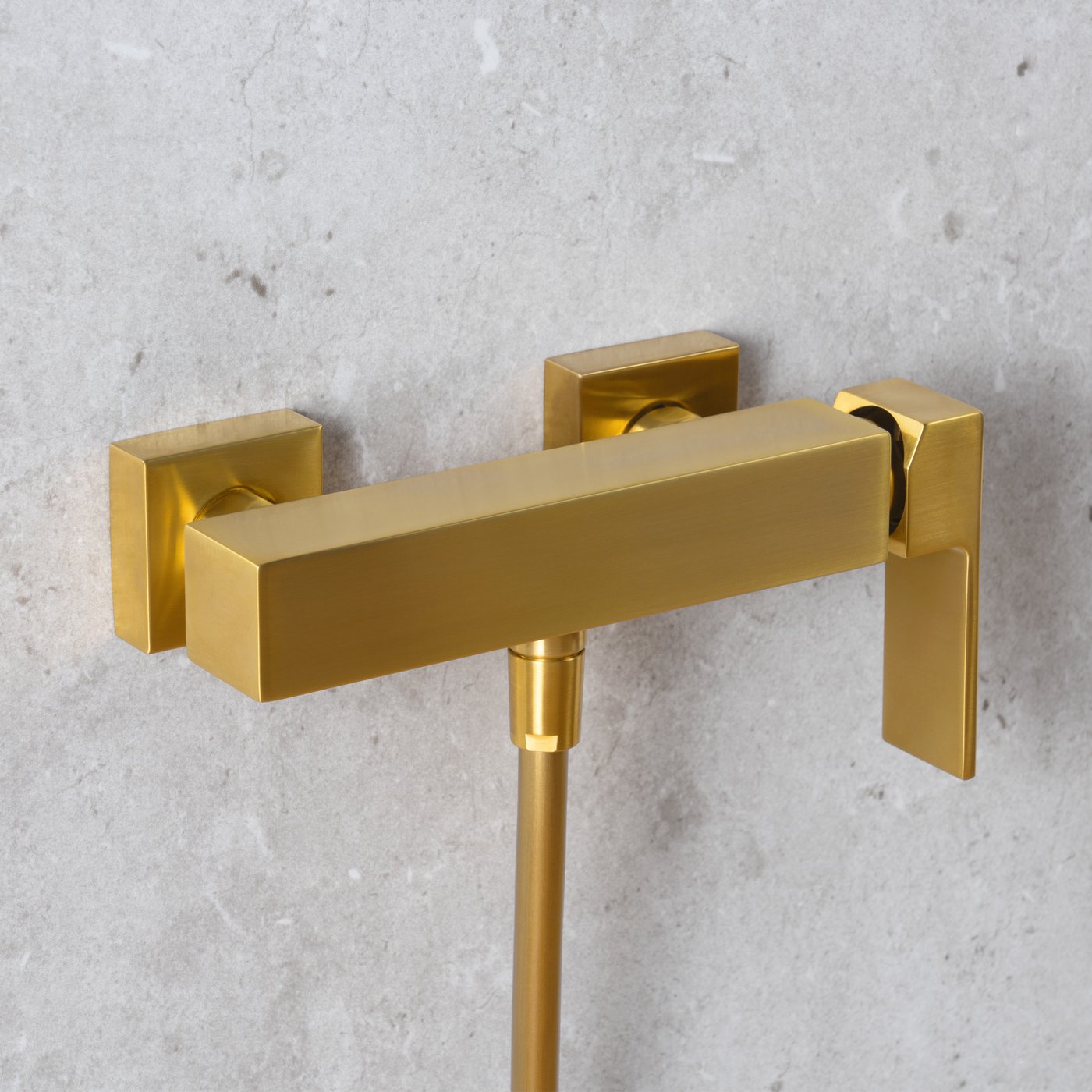 Verwunderlich Duscharmatur Gold Gebrstet Bild