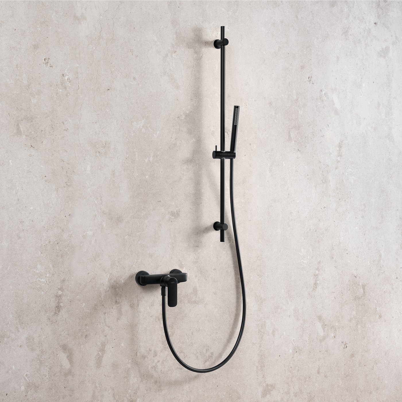 Design House Oakmont 2-Griff-Armatur Schwarz Matt – Für Badewanne & Dusche, Inkl. Ventil