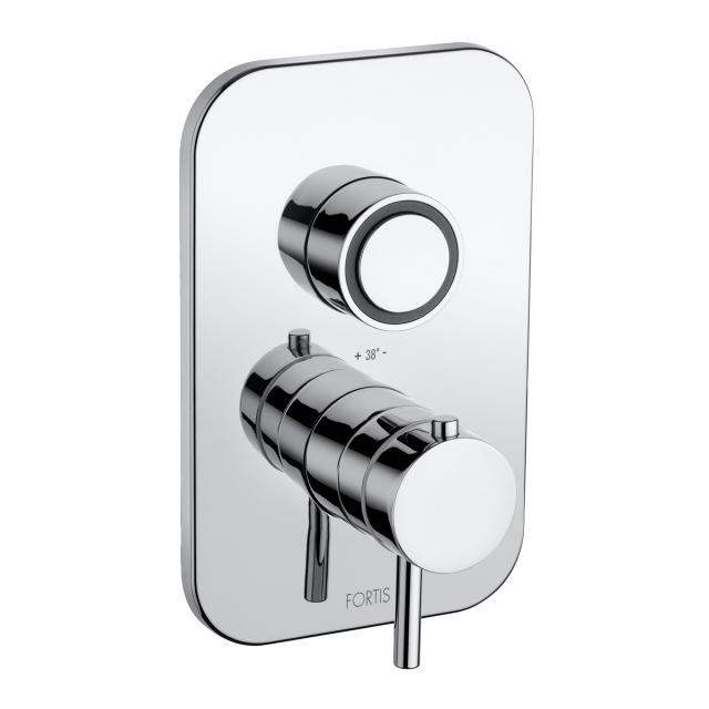Fortis Brera Thermostat für 2 Verbraucher, Push, SET inklusive Grundkörper
