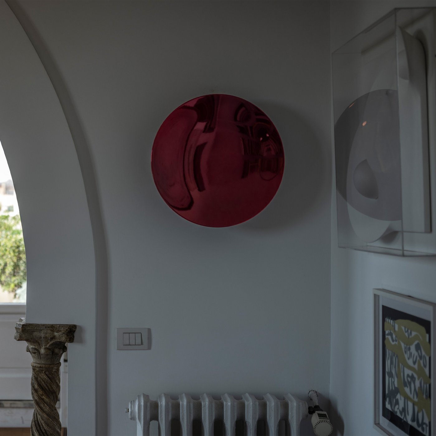 Foscarini Anoor wall light/ceiling light, LED red - FN3210Y1S0-60E00 ...