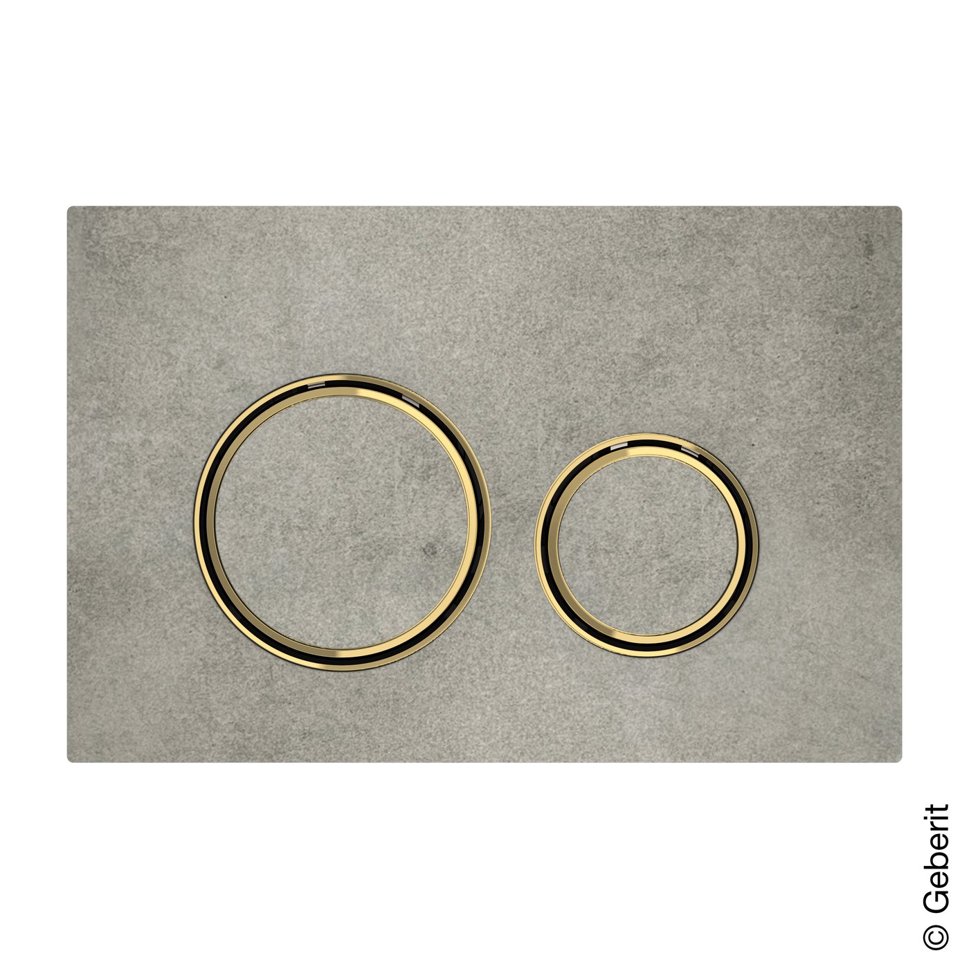 Geberit Sigma50 Betätigungsplatte Round beton - 115652JV1 | REUTER