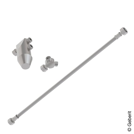 Manivelle De Robinet Geberit 240347001 - Pièce De Rechange Pour Robinet équerre, Installation Facile