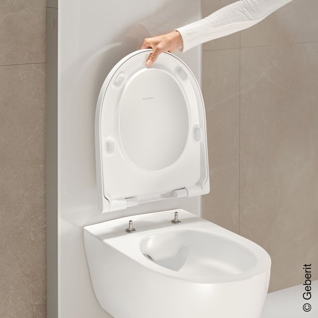 Geberit iCon Wand-WC Ausführung kurz mit WC-Sitz, weiß matt - 502381JT1 ...