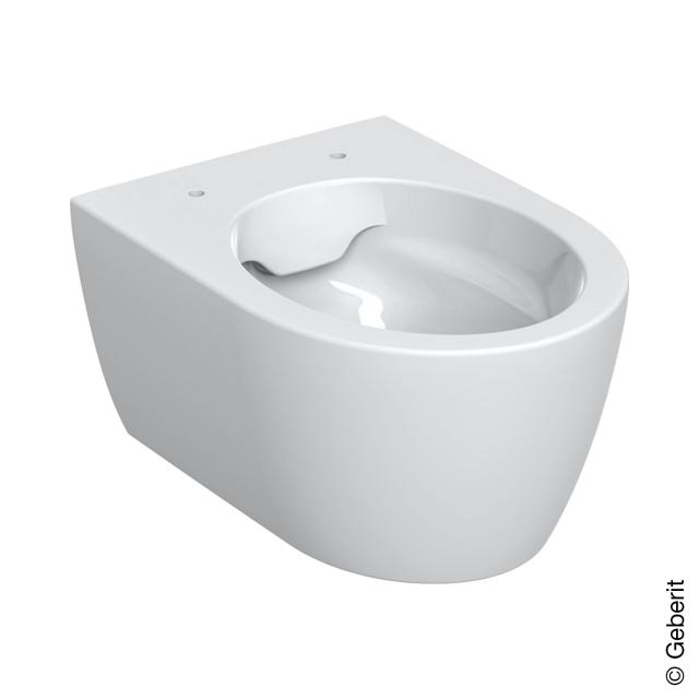 Geberit iCon NEU Wand-Tiefspül-WC, Ausführung kurz ohne Spülrand, weiß, mit KeraTect