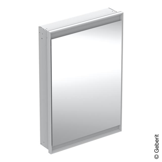 Geberit ONE Spiegelschrank mit Beleuchtung und 1 Tür Unterputz, verspiegelt/weiß