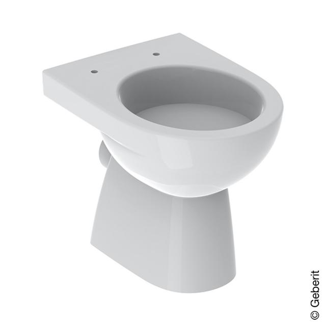 Geberit Renova Stand-Tiefspül-WC mit Spülrand, weiß, mit KeraTect