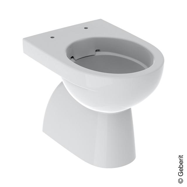 Geberit Renova Stand-Tiefspül-WC ohne Spülrand, weiß, mit KeraTect