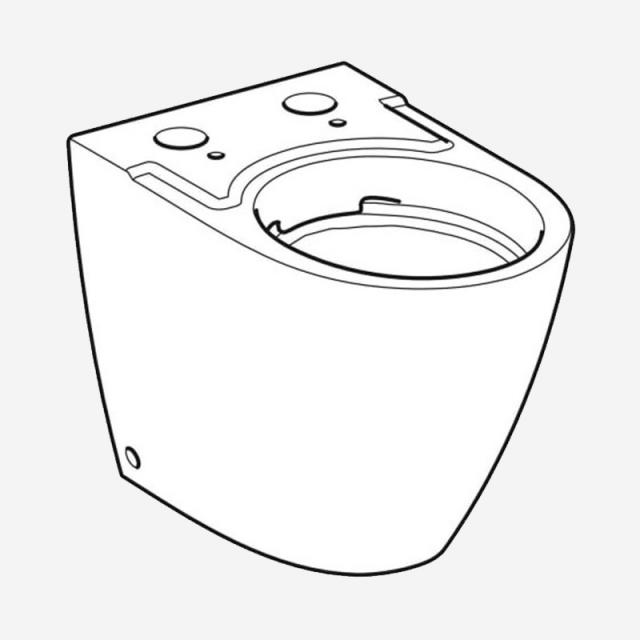 Geberit Stand-Tiefspül-WC für AquaClean Tuma