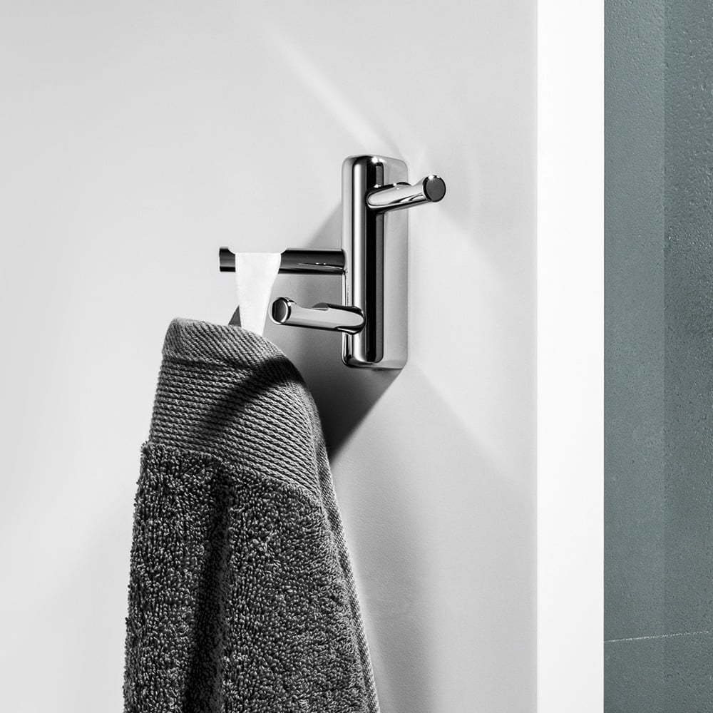 NEG Handtuchhalter JADEL Chrom – Luxuriöser Bad-Haken Zur Wandmontage, Hochwertig Verchromt
