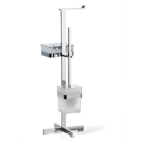 YOUS Premium WC-Bürstenhalter Verdeckt – Weiß, Aus Metall, Platzsparend, Wandmontierbar, Made In Austria