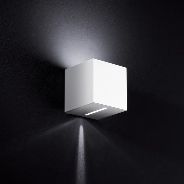 Helestra Siri Wandleuchte, 1-flammig, Mattweiß, Modernes Design, Einfach Zu Montieren