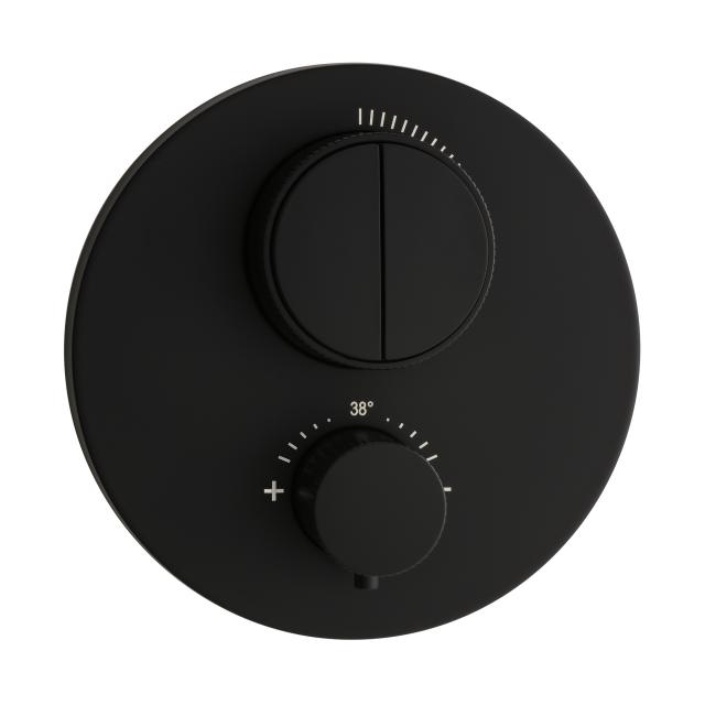 Herzbach DEEP BLACK PUSH-Thermostat, für 2 Verbraucher