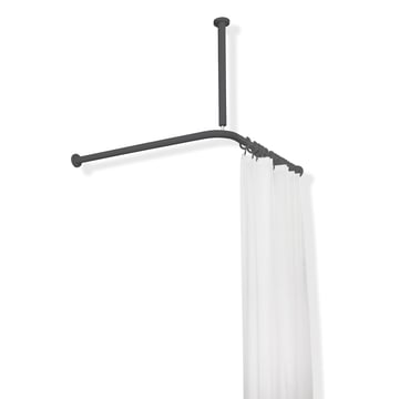 Aquaworld Tringle à Rideau De Douche Ovale Traditionnelle - Fixation Au Plafond - Noir Mat - Finition En Acier à Faible Teneur En Carbone - Tringle à Rideau Réglable - 110 X Aquaworld Tringle à Rideau De Douche Ovale Traditionnelle - Fixation Au Plafond - Noir Mat - Finition En Acier à Faible Teneur En Carbone - Tringle à Rideau Réglable - 110 X