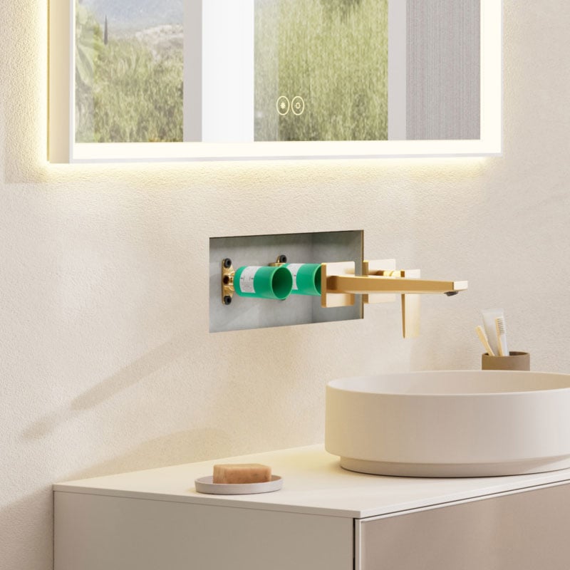 hansgrohe concealed installation unit for single-lever basin mixer ...