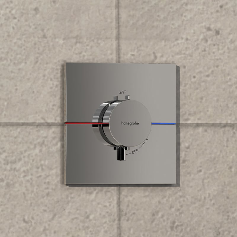 hansgrohe ShowerSelect Comfort E concealed shower fitting with ...