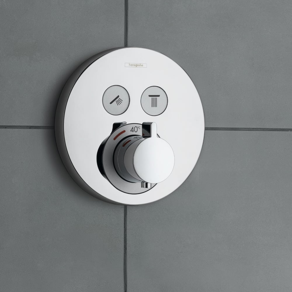 hansgrohe ShowerSelect S thermostat, for bath & shower chrome ...