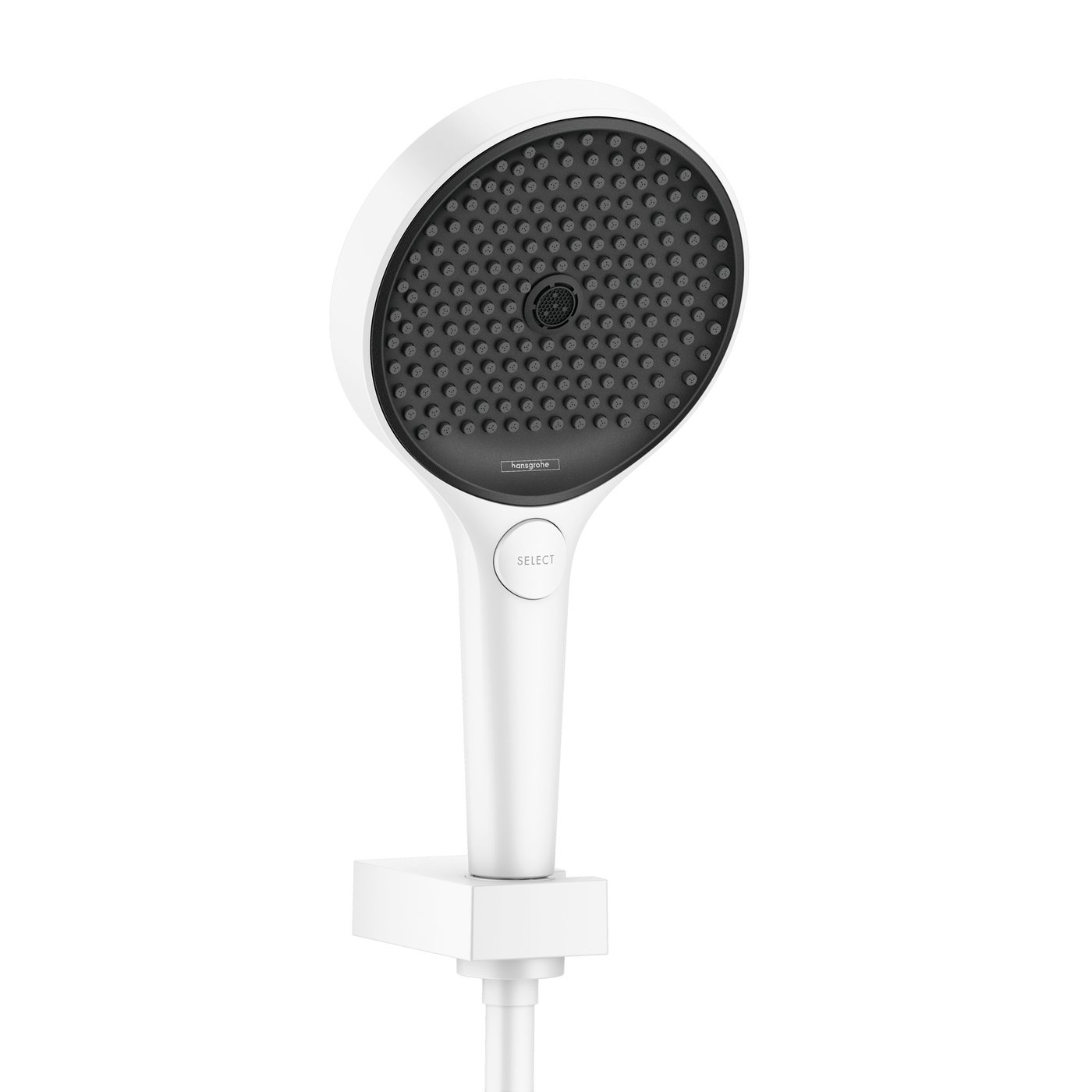 hansgrohe Rainfinity hand shower set with bracket, 3 spray modes matt ...
