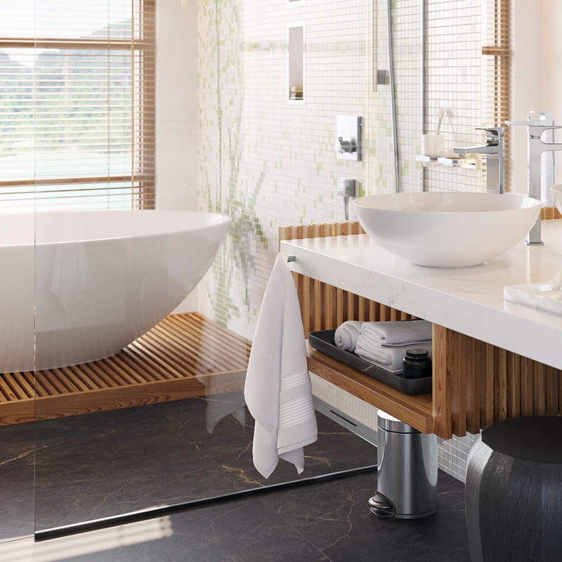 hansgrohe AddStoris towel hook brushed bronze - 41742140 | REUTER