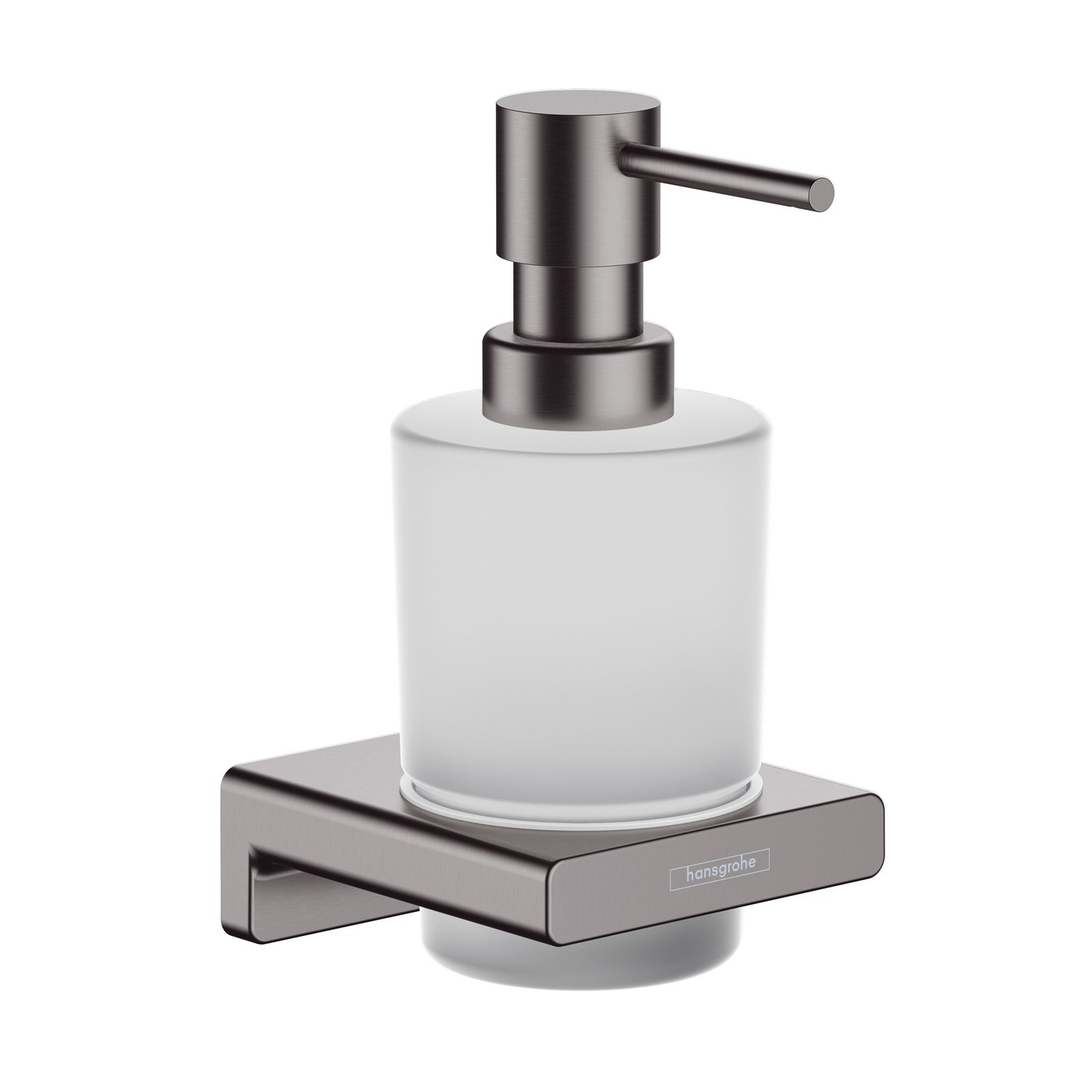 hansgrohe AddStoris Seifenspender zum Schrauben, schwarz chrom ...