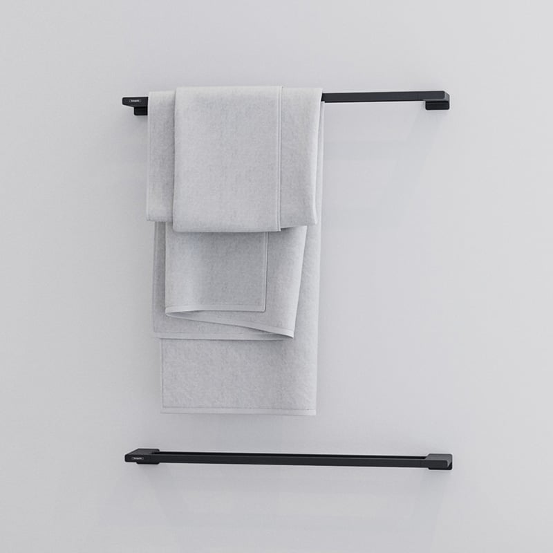 41747677 hansgrohe AddStoris towel rail matt black - 41747670 | REUTER