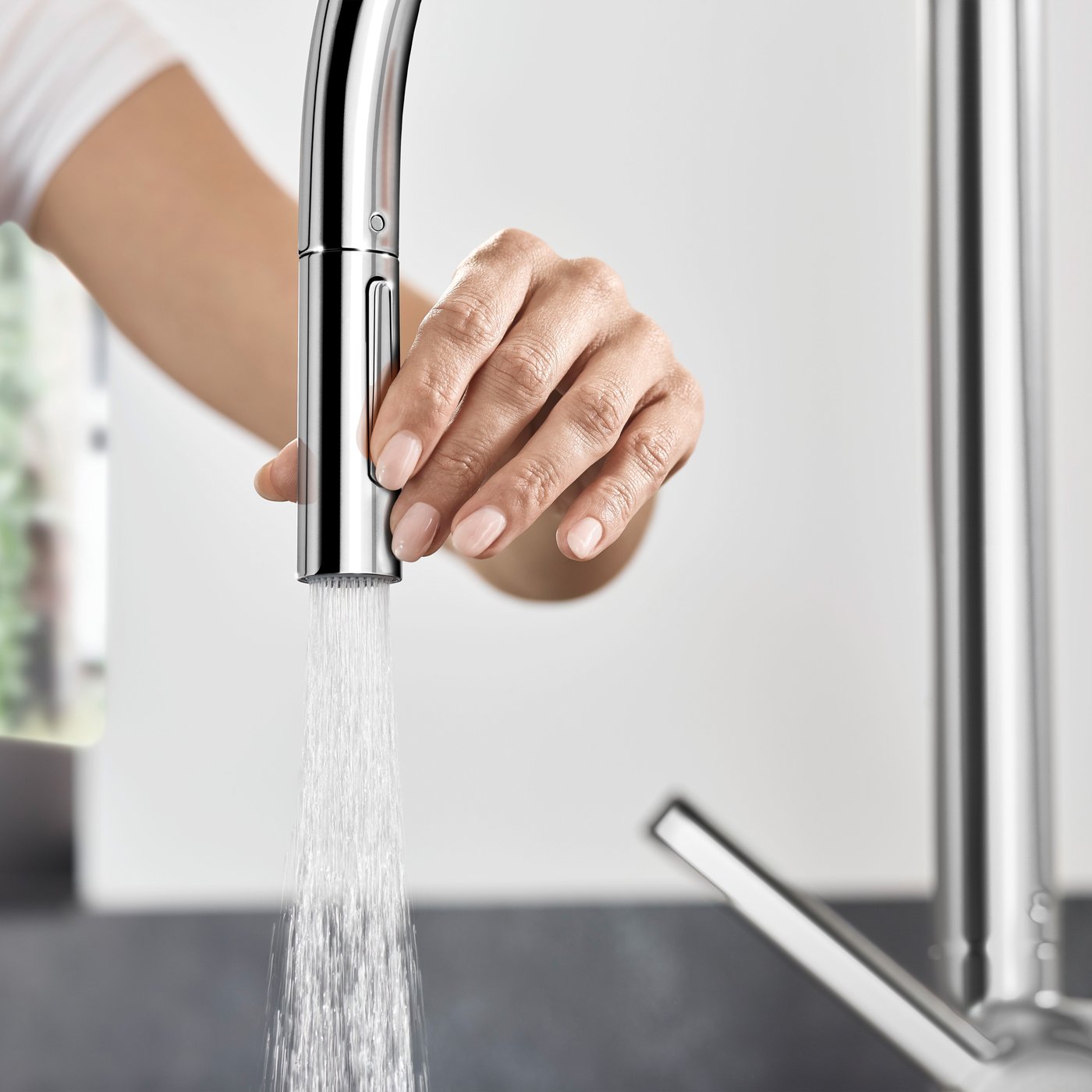 hansgrohe Talis M54 Küchenarmatur, ausziehbar, schwenkbar chrom ...
