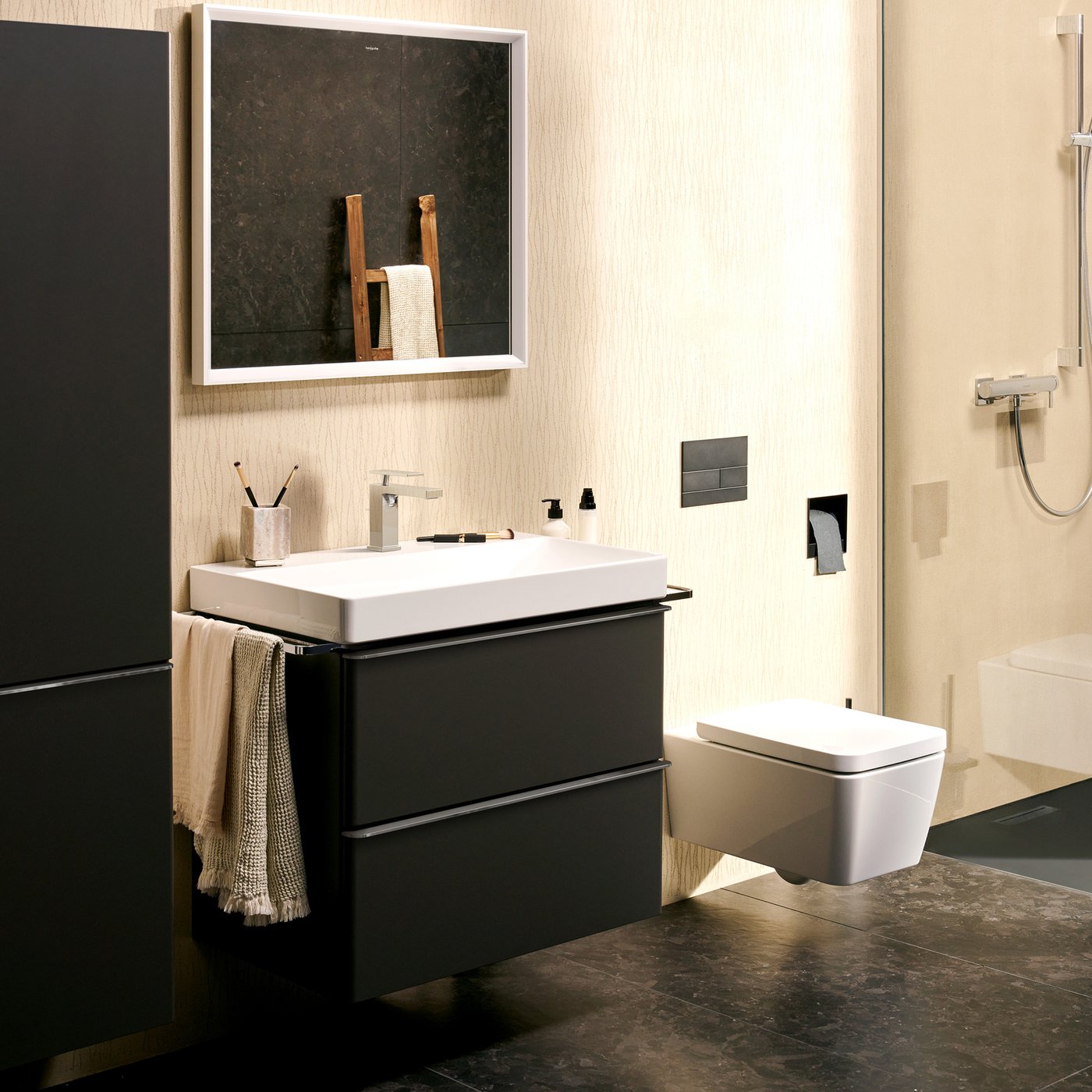 hansgrohe Tecturis E Waschtischarmatur 110 CoolStart mit EcoSmart+ ...