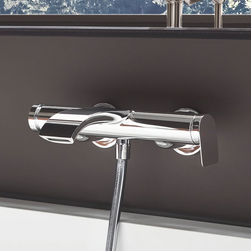 hansgrohe Vivenis exposed bath fitting, single-lever mixer chrome ...