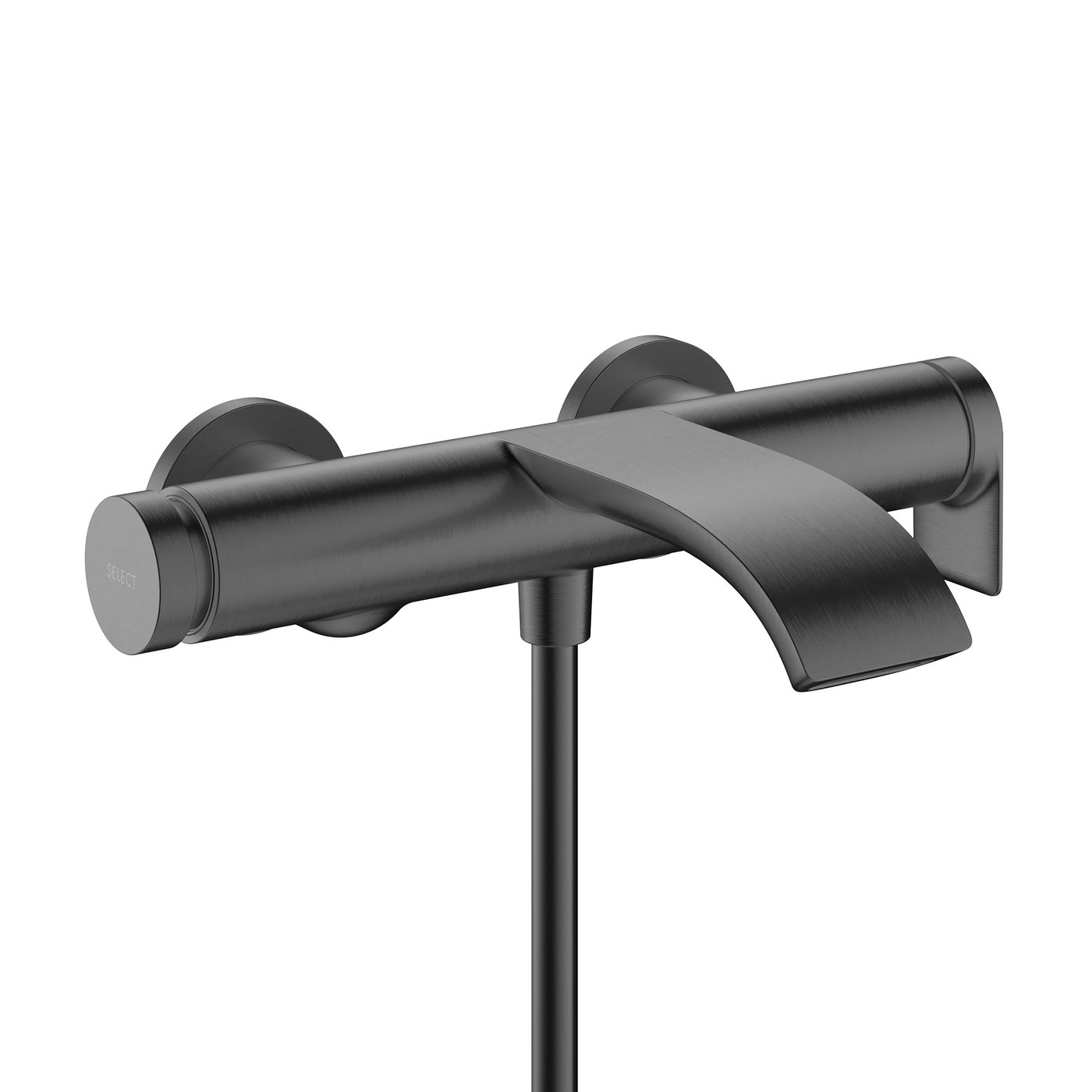 hansgrohe Vivenis exposed bath fitting, single-lever mixer brushed ...