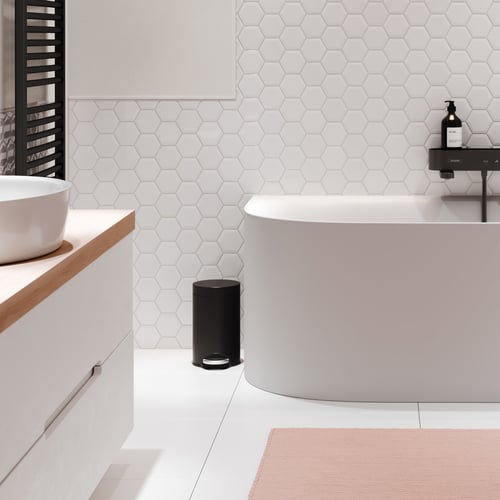 hansgrohe AddStoris bathroom bin matt black - 41775670 | REUTER
