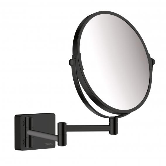 Hansgrohe AddStoris Kosmetikspiegel, 1-fache und 3-fache Vergrößerung schwarz matt