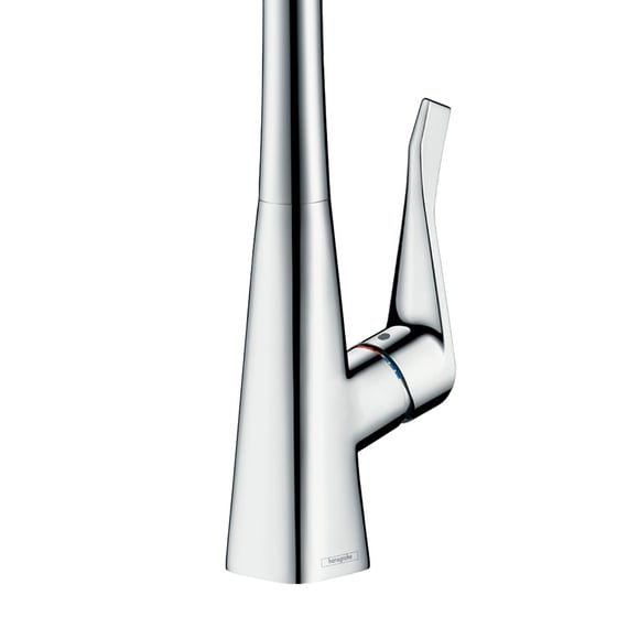 hansgrohe Metris Select M71 kitchen fitting, pull-out spout, swivelling ...