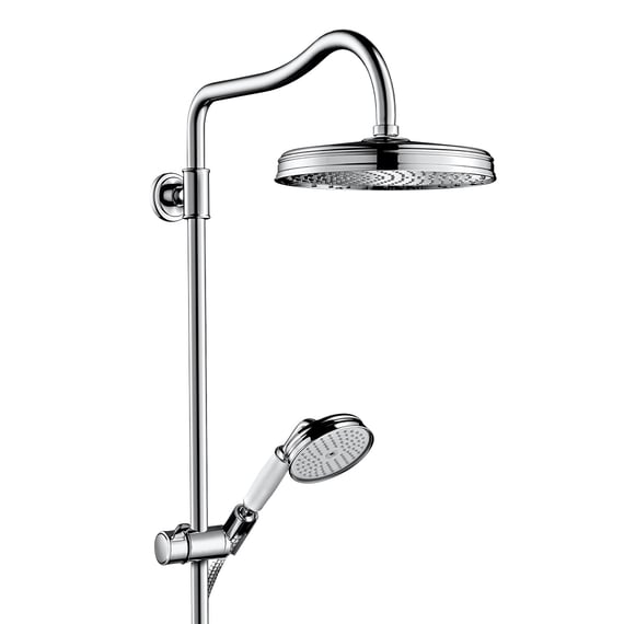 AXOR Montreux Showerpipe with Thermostat and 1jet Overhead Shower